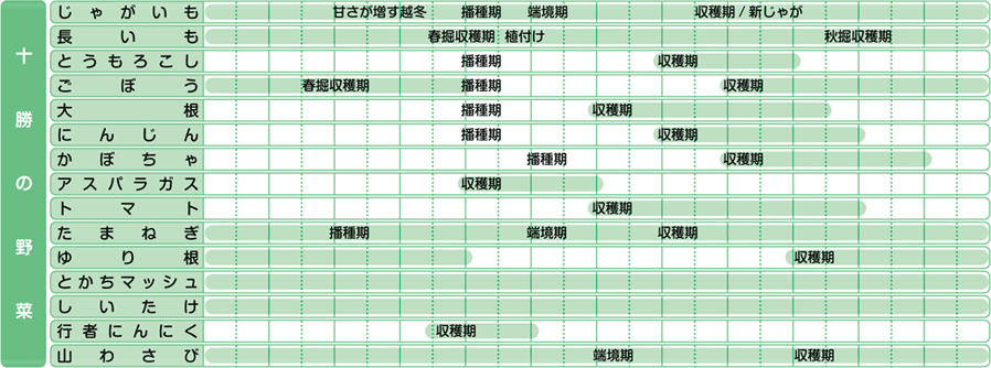 十勝の野菜