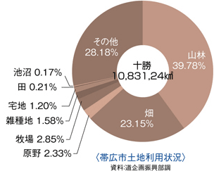 帯広市土地利用状況